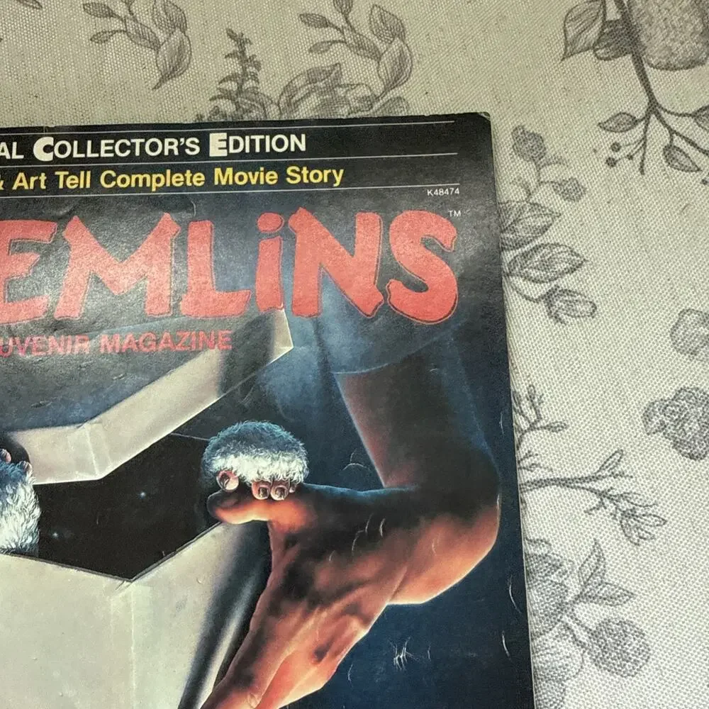 Gremlins Souvenir Magazine 1984 Official Collector's Edition - 1st Print Poster